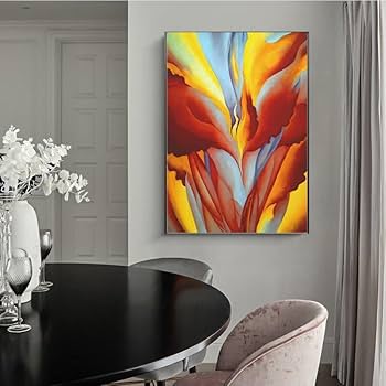 ジョージア・オキーフ ポスター額付き Amazon.co.jp: ジョージア・オキーフのポスター ジョージア